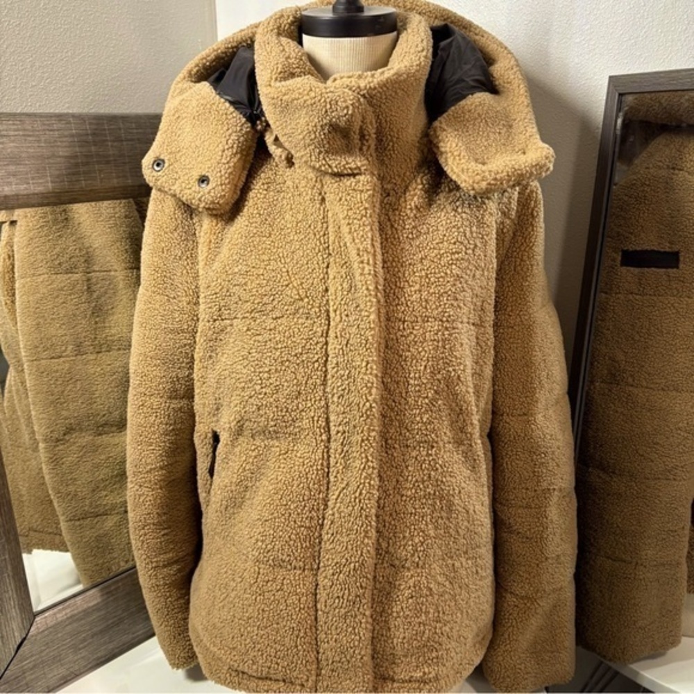 Sanctuary heavy Sherpa coat for woman or men size large